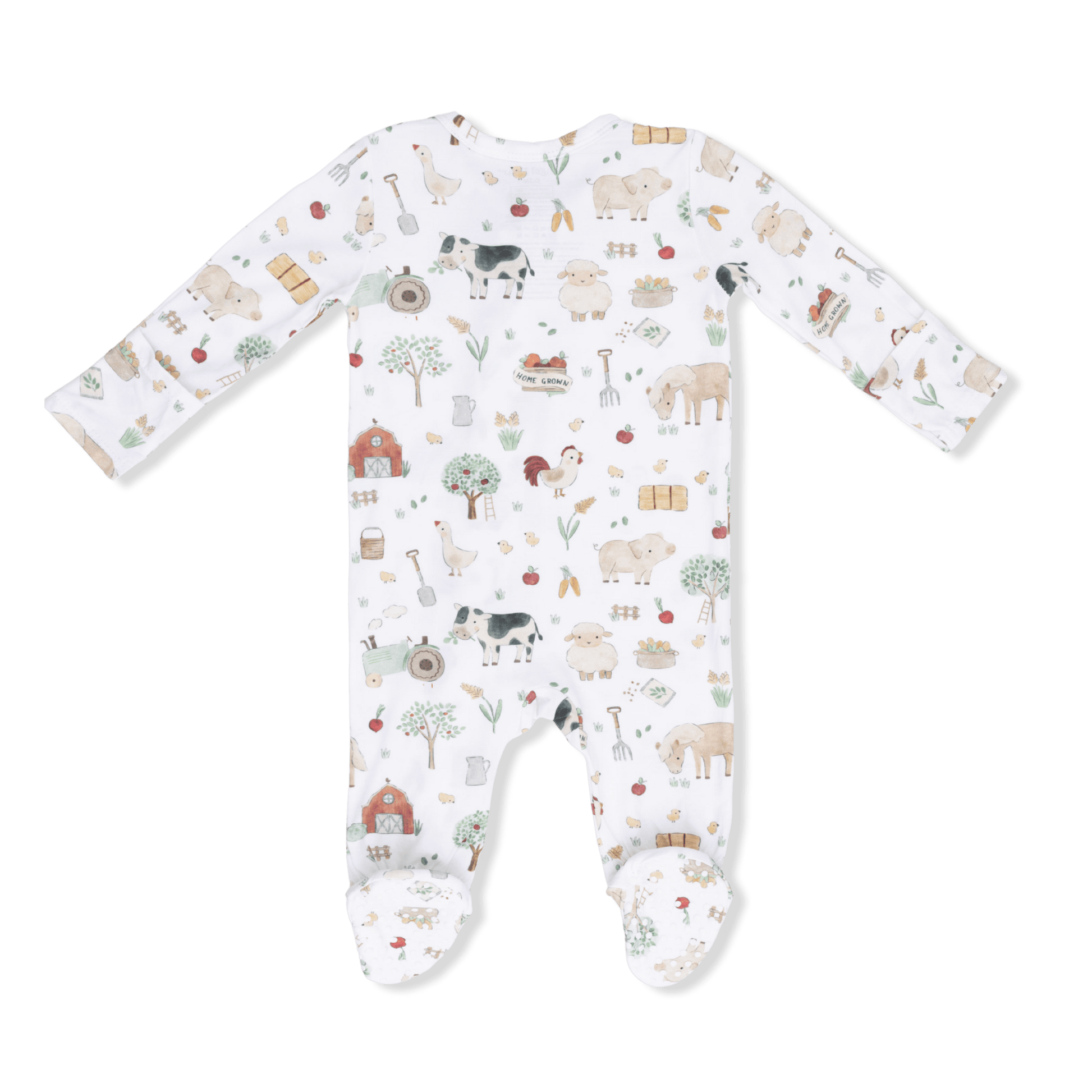Cute Farm Animals Uni - 2 Way Zipper Footie Angel Dear Lil Tulips