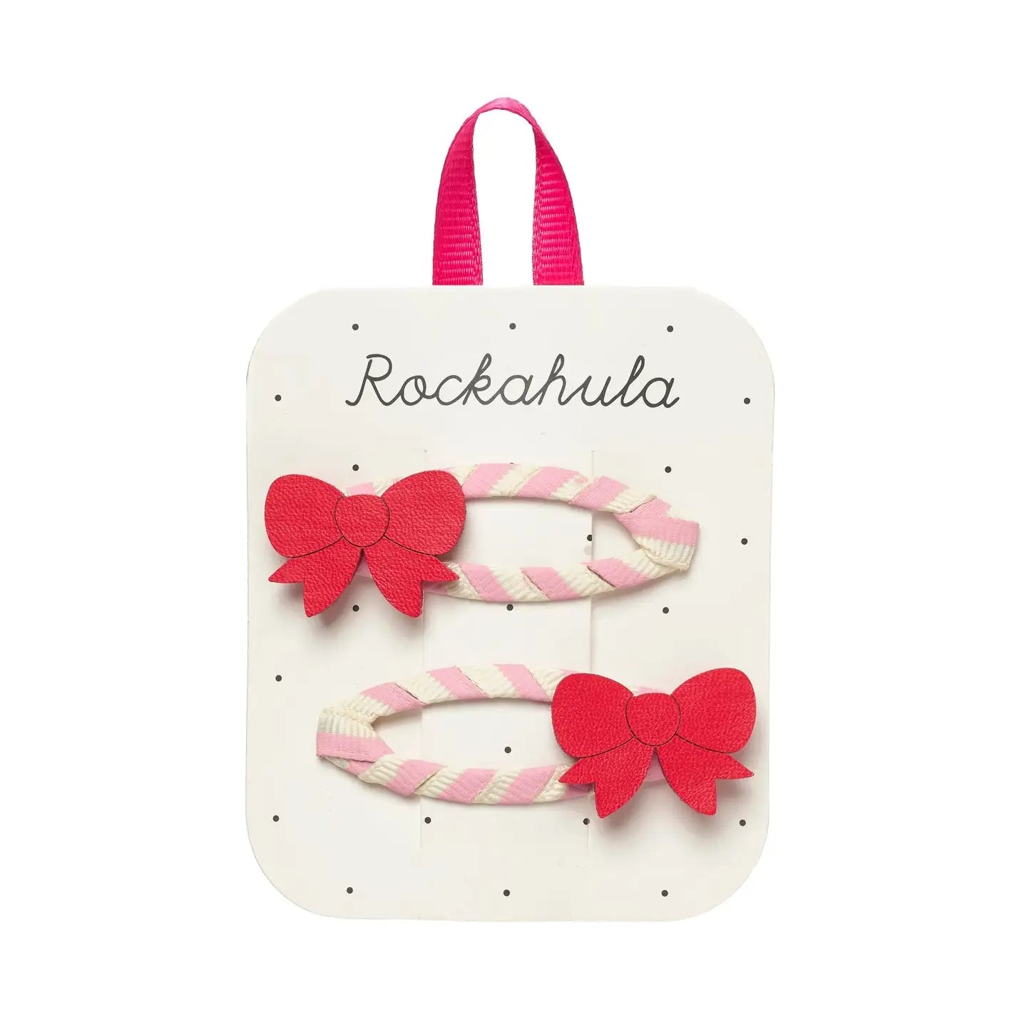 Cutesy Bow Stripy Clips Rockahula Kids Lil Tulips