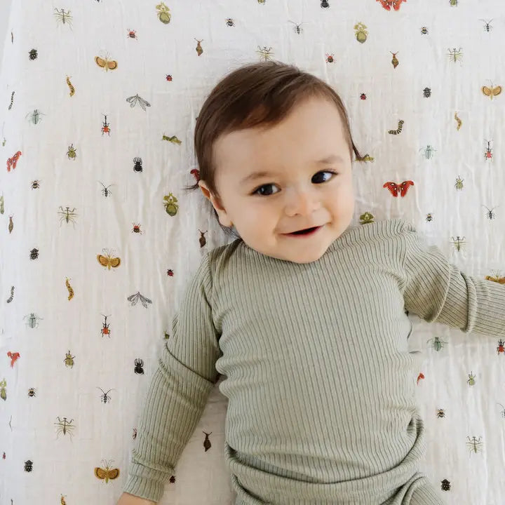 Cutie Crawlies Crib Sheet Clementine Kids Lil Tulips