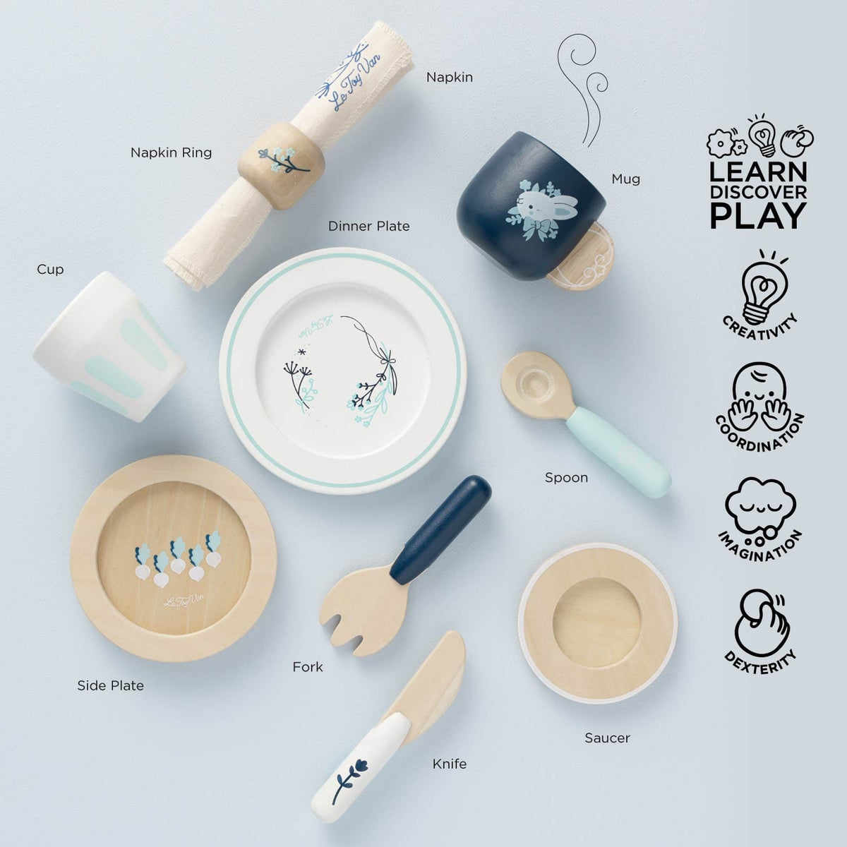 Cutlery & Dinner Set Le Toy Van Lil Tulips