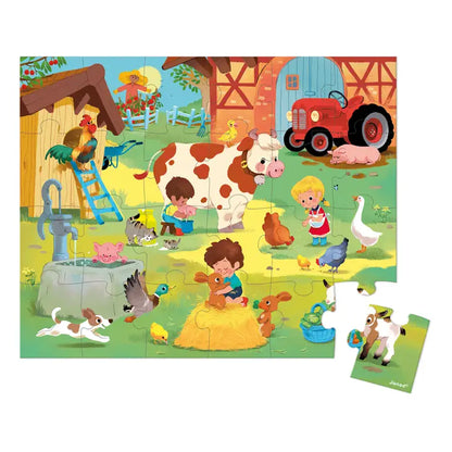 Puzzle - A Day At the Farm - 24 Pcs