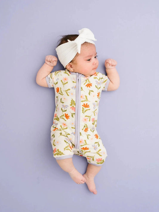 Daisy Daydream Bamboo Short Romper Little One Shop Lil Tulips