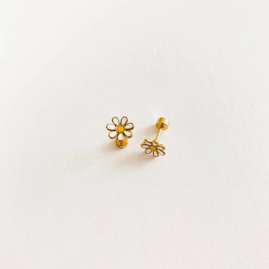 Daisy Flat Back Earrings Pip Pop Post Bracelets Lil Tulips
