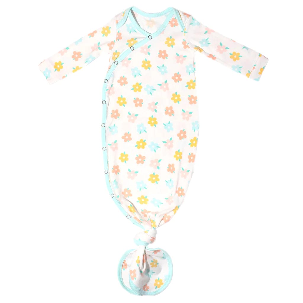 Daisy Newborn Knotted Gown Copper Pearl Lil Tulips