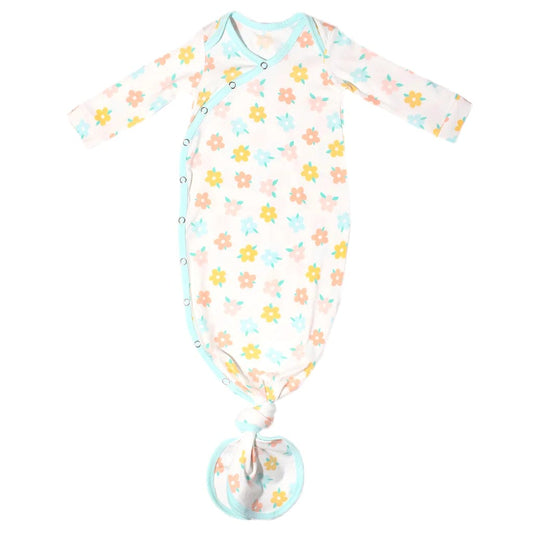 Daisy Newborn Knotted Gown Copper Pearl Lil Tulips
