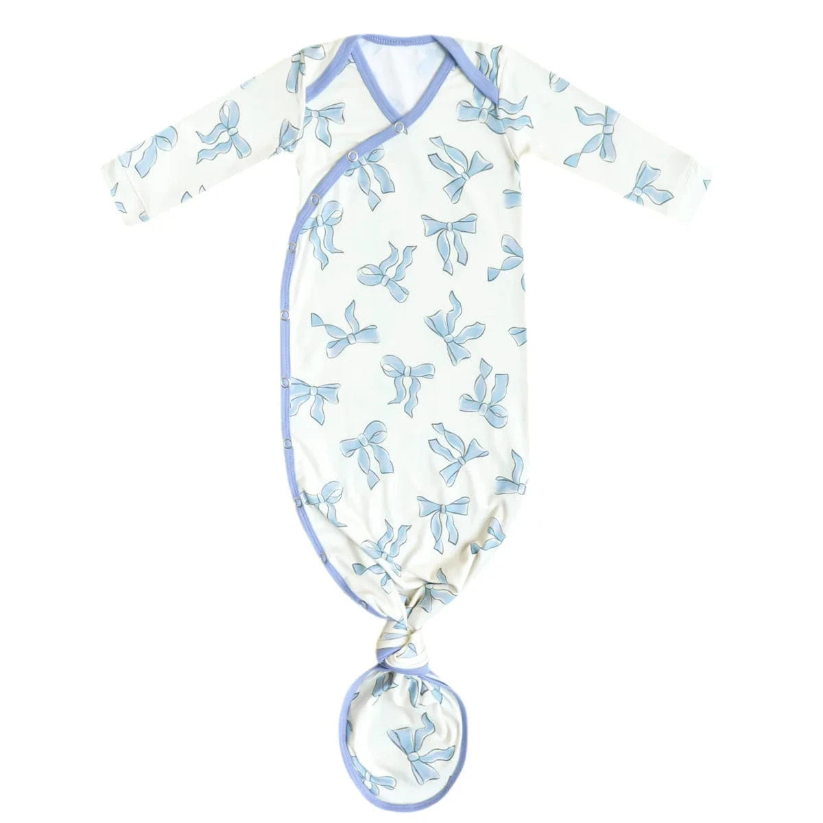 Daphne Newborn Knotted Gown Copper Pearl Lil Tulips