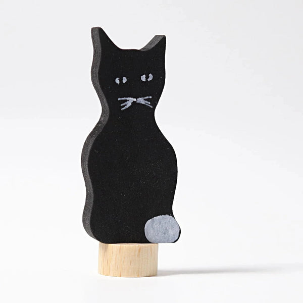 Decorative Figure Black Cat Grimm's Lil Tulips