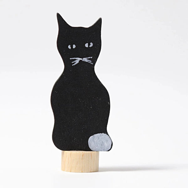 Decorative Figure Black Cat Grimm's Lil Tulips