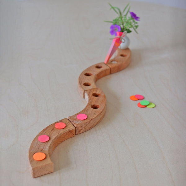 Decorative Figure Neon Pink School Cone Grimm's Lil Tulips