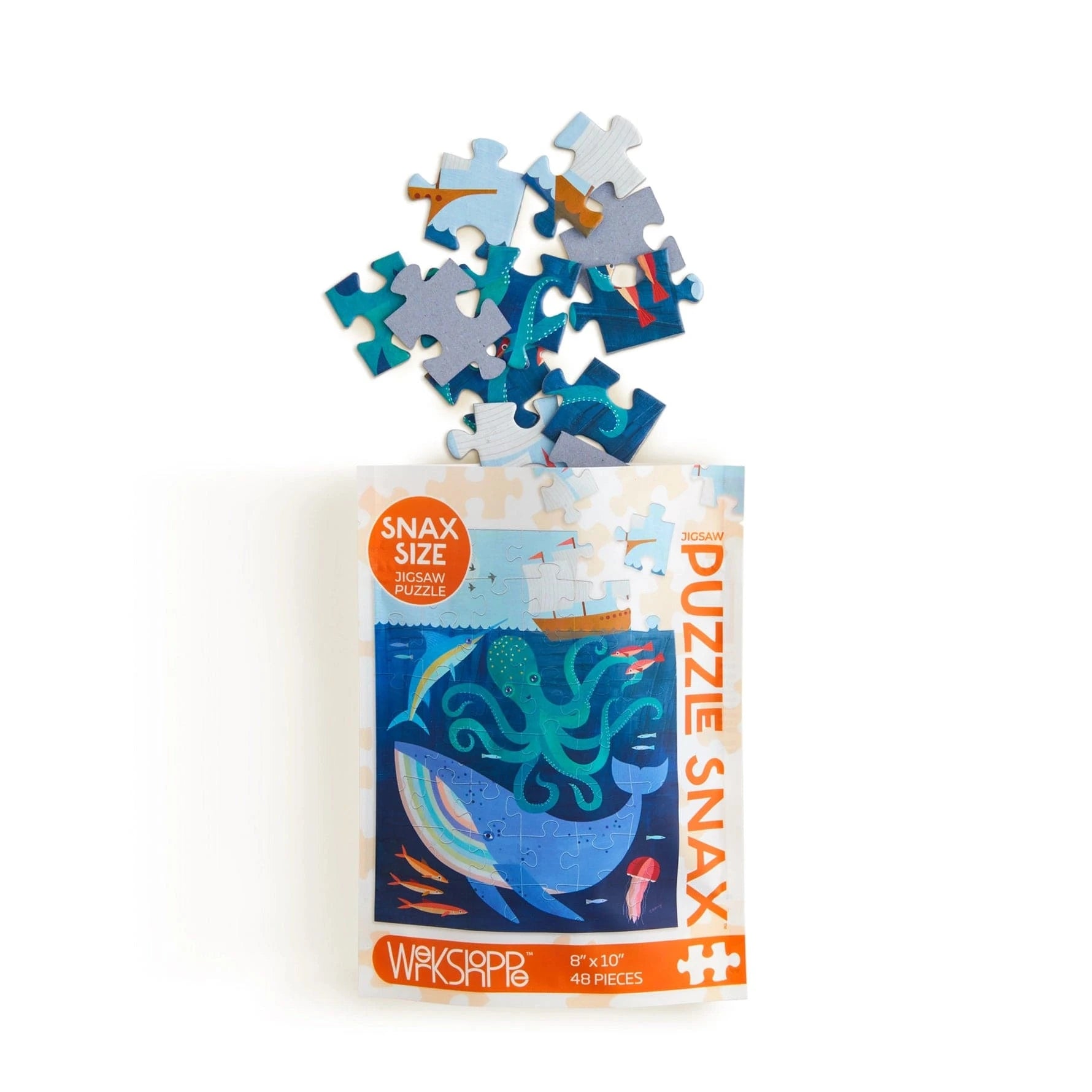 Deep Sea Adventure 48 Piece Kids Puzzle Snax WerkShoppe Lil Tulips