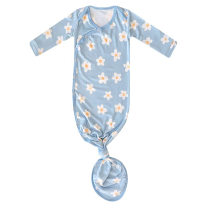 Della Newborn Knotted Gown Copper Pearl Lil Tulips
