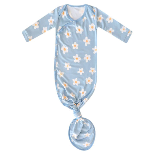 Della Newborn Knotted Gown Copper Pearl Lil Tulips