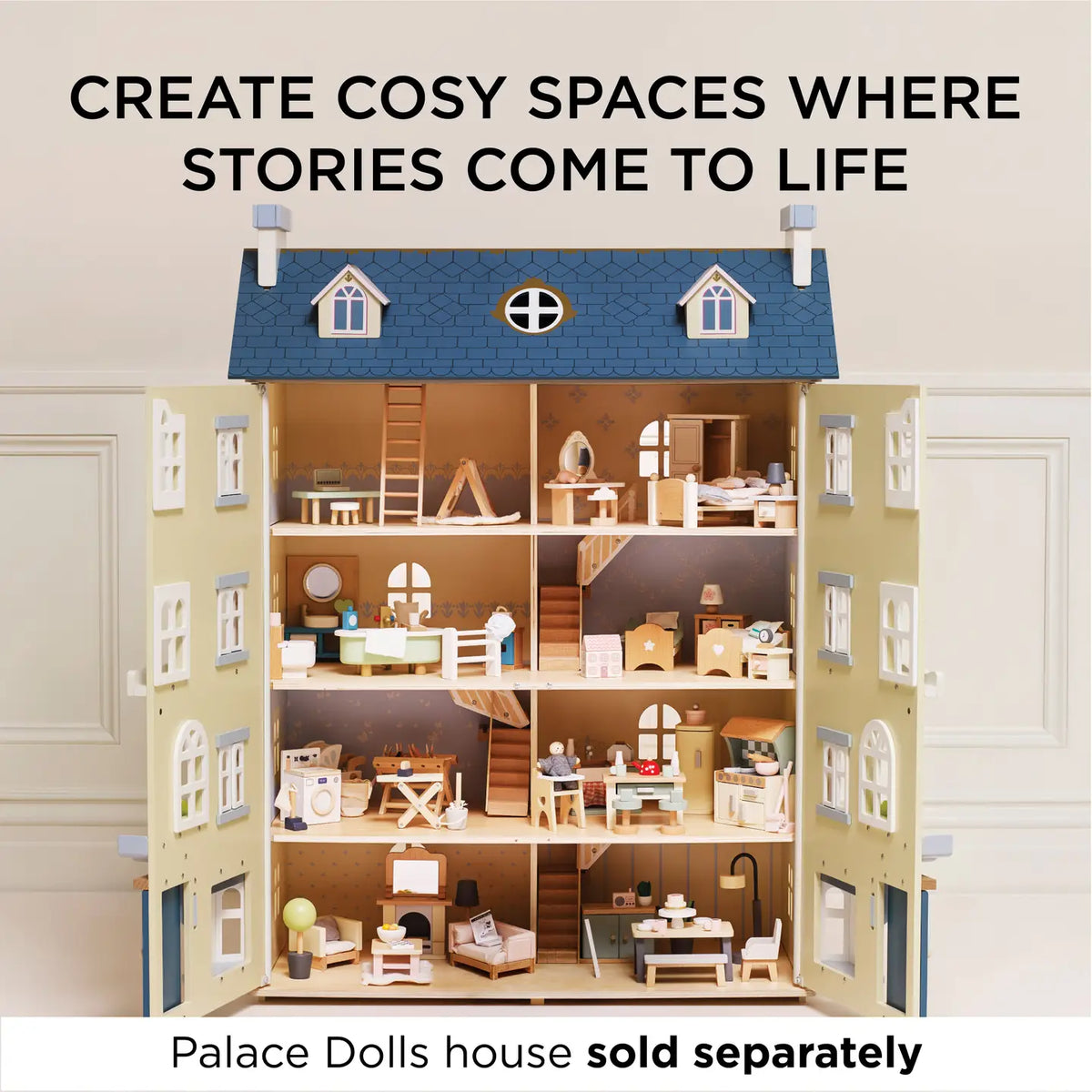 Deluxe Dolls House Furniture Set Le Toy Van Lil Tulips