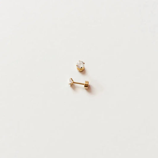 Diamond Flat Back Earrings Pip Pop Post Bracelets Lil Tulips