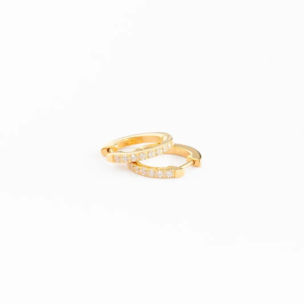 Diamond Hoop Earrings Pip Pop Post Bracelets Lil Tulips