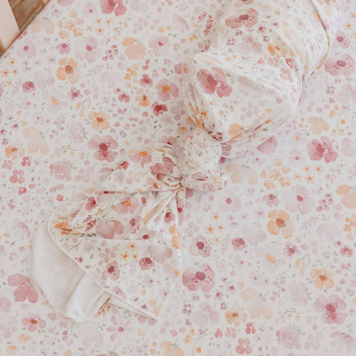 Diana Knit Swaddle Blanket Copper Pearl Lil Tulips