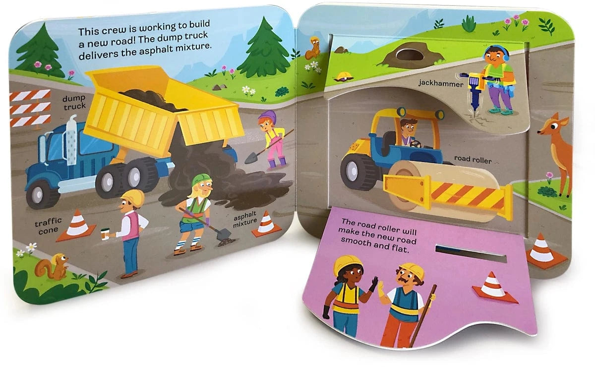 Dig! Construction Lift-A-Flap Board Book Cottage Door Press Lil Tulips