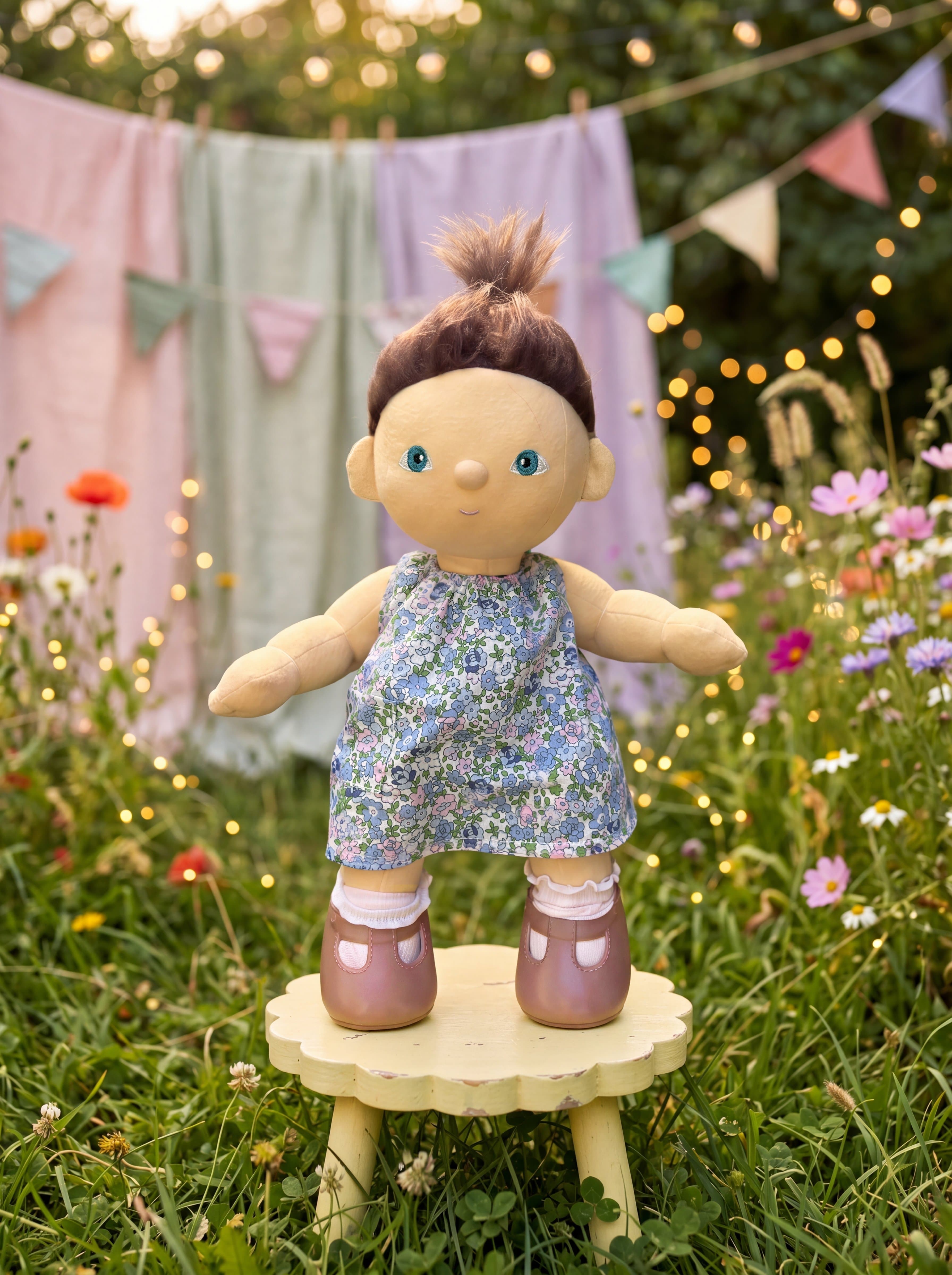 Dinkum Doll Dress - Florin Olli Ella Lil Tulips