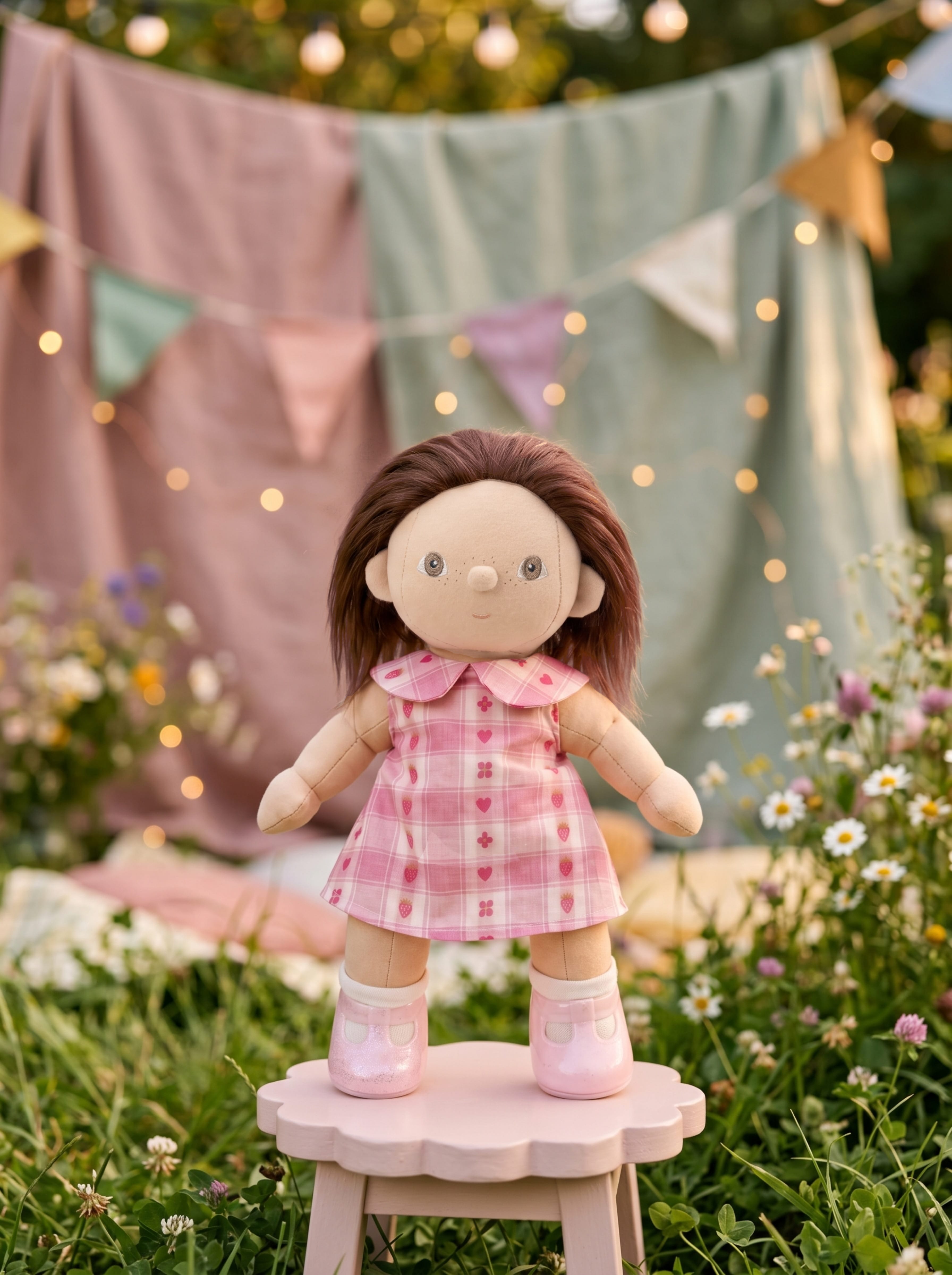 Dinkum Doll Dress - Rosette Olli Ella Lil Tulips