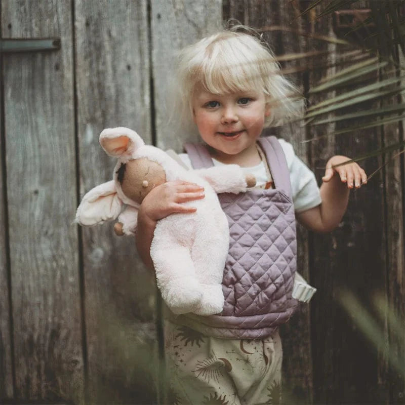 Dinkum Dolls Quilted Carrier Lavender Olli Ella Lil Tulips