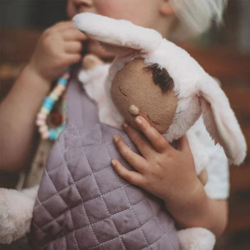 Dinkum Dolls Quilted Carrier Lavender Olli Ella Lil Tulips
