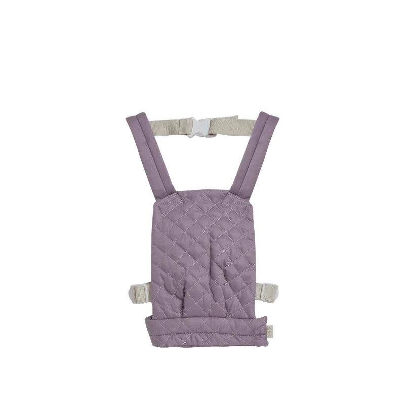 Dinkum Dolls Quilted Carrier Lavender Olli Ella Lil Tulips