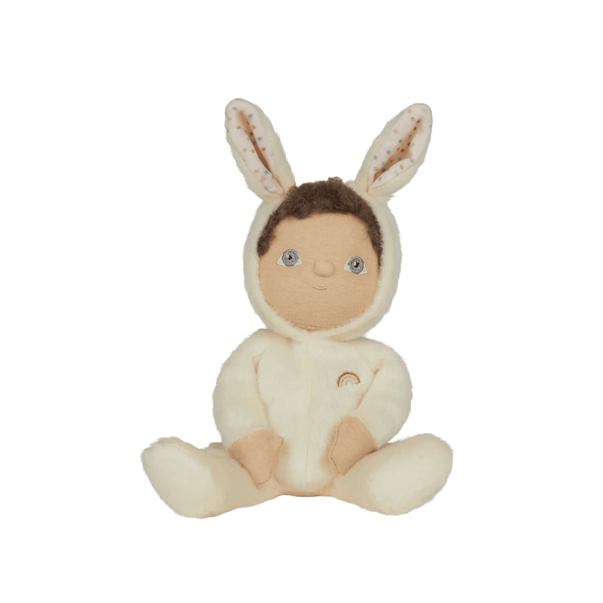 Dinky Dinkum Dolls - Basil Bunny - Cream Olli Ella Lil Tulips