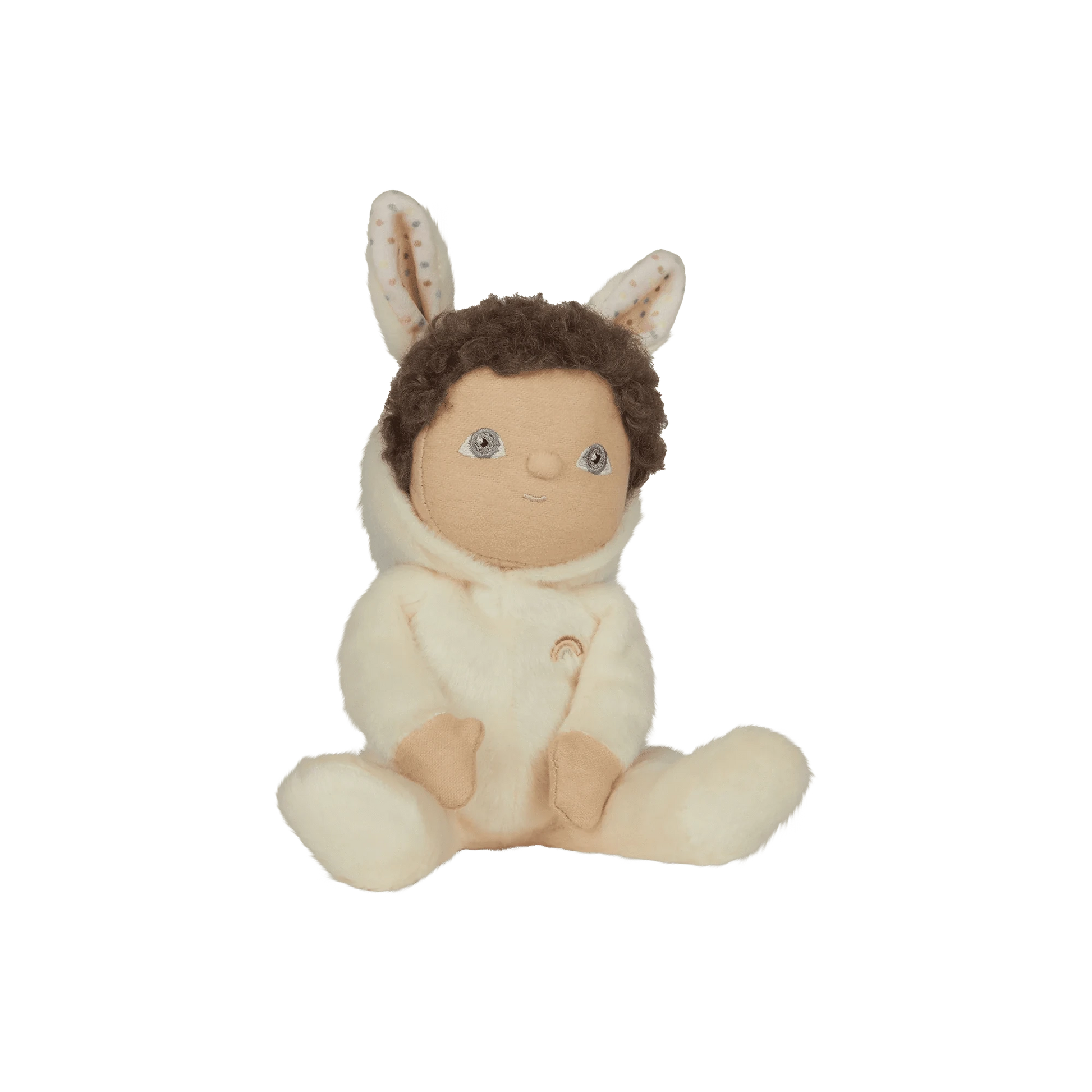 Dinky Dinkum Dolls - Basil Bunny - Cream Olli Ella Lil Tulips