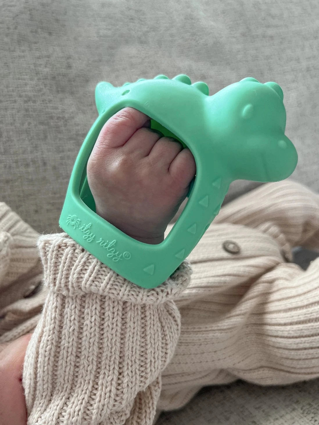 Dino Bitzy Grip™ Hand Teether Itzy Ritzy Lil Tulips