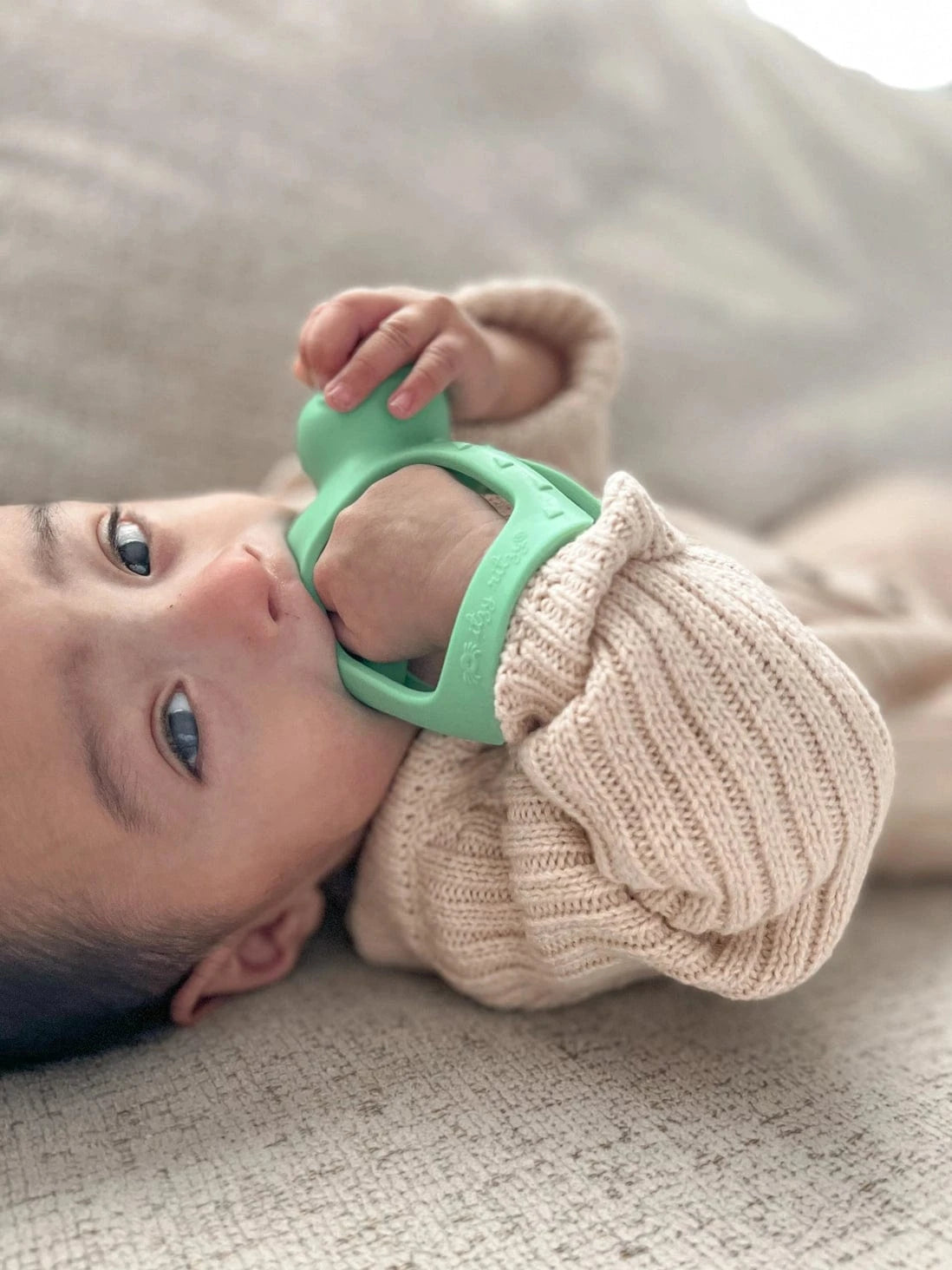 Dino Bitzy Grip™ Hand Teether Itzy Ritzy Lil Tulips