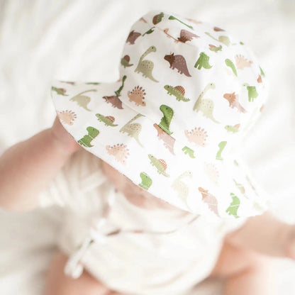 Dino Bucket Sunhat UPF 50+ Huggalugs Baby & Toddler Clothing Lil Tulips