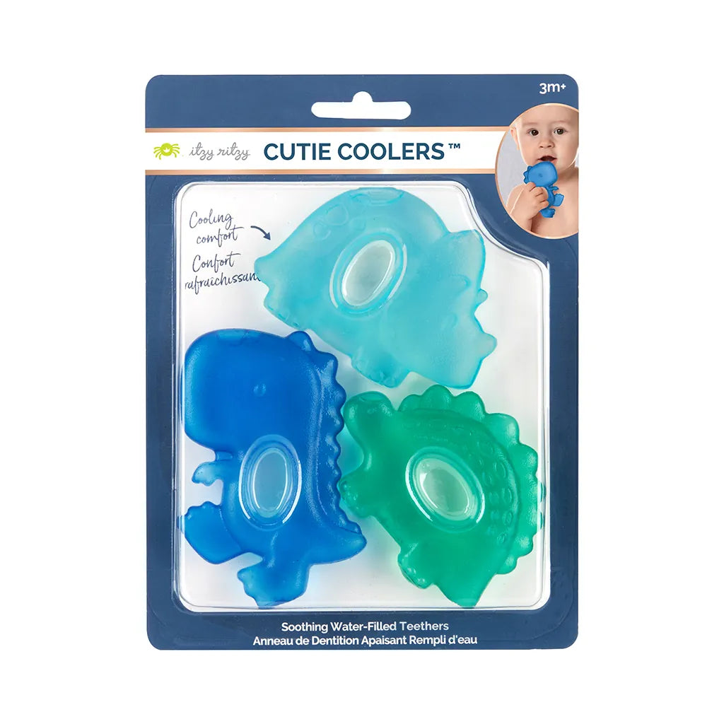 Dino Cutie Coolers™ Water Filled Teethers (3-pack) Itzy Ritzy Lil Tulips