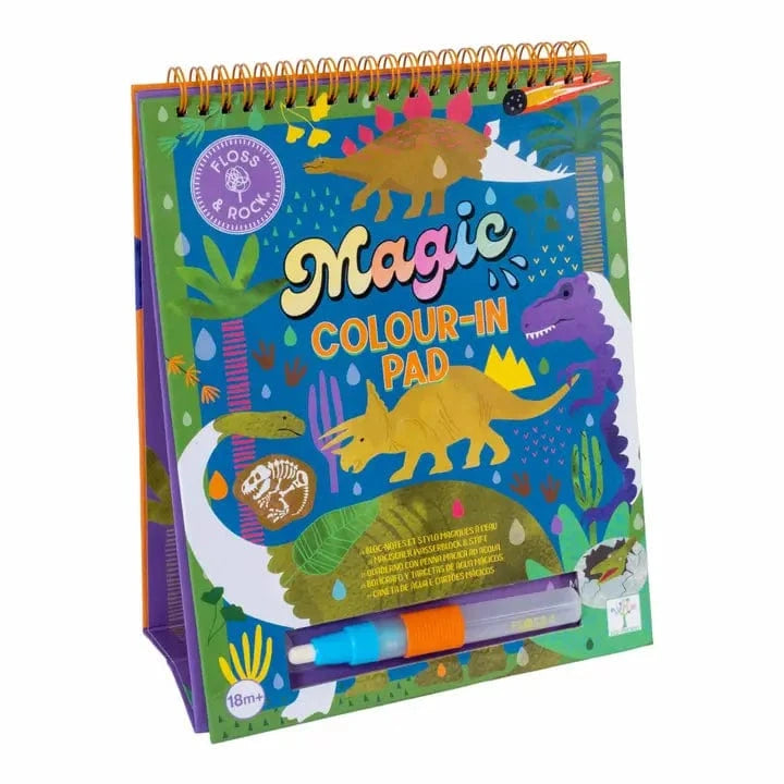 Dino Easel Watercard and Pen Floss and Rock Lil Tulips