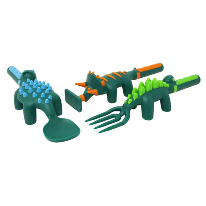 Dino Utensils SET Constructive Eating Lil Tulips