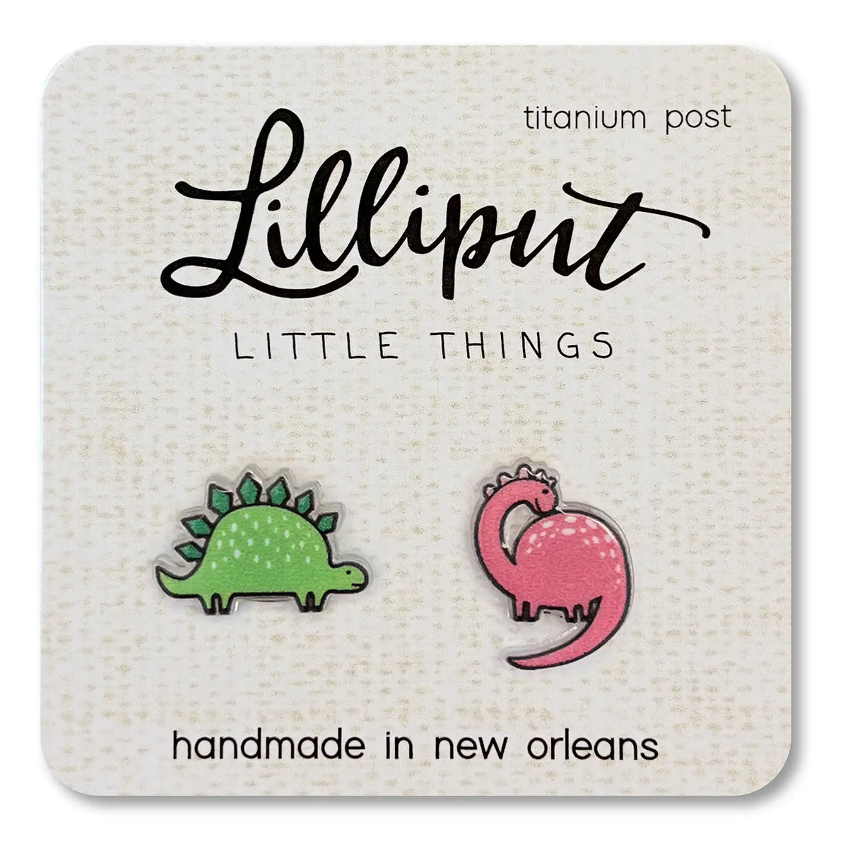 Dinosaur Earrings Lilliput Little Things Lil Tulips