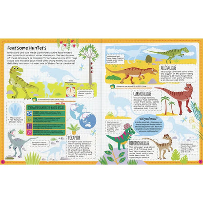 Dinosaur Sticker Facts EDC Publishing Lil Tulips