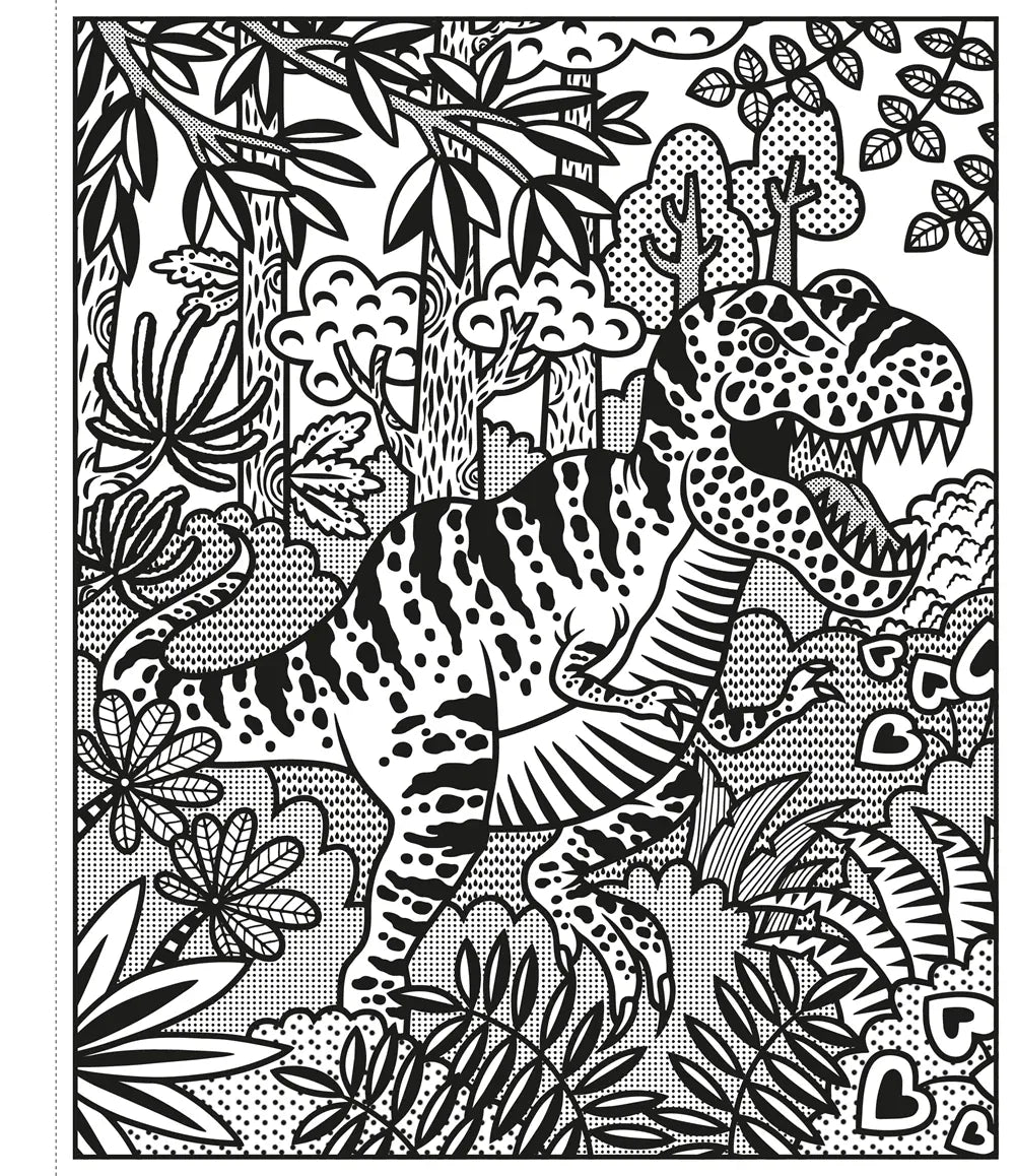 Dinosaurs Magic Painting Book Harper Collins Childrens Lil Tulips