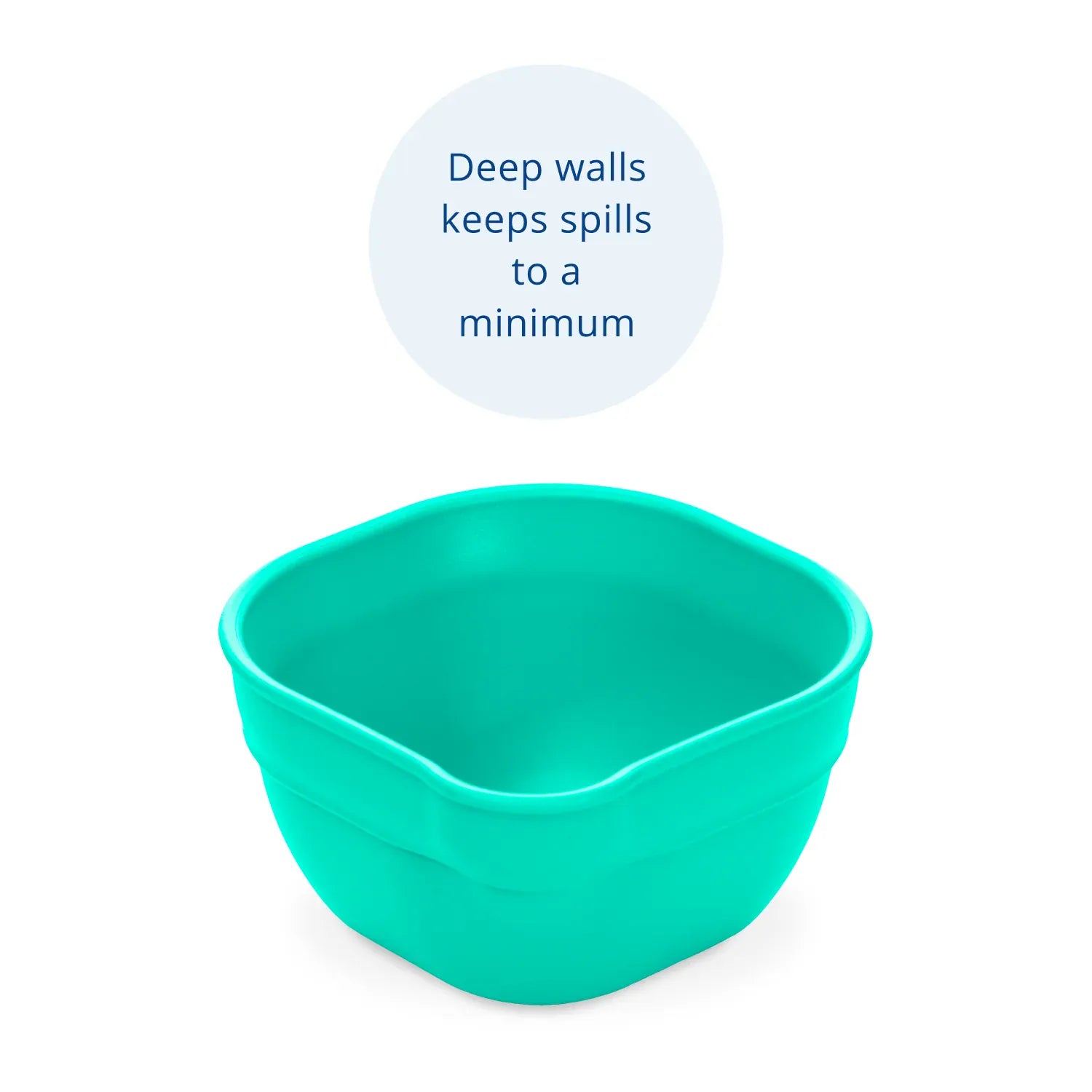 Dip 'n' Pour Bowl USA Made - Aqua RePlay Lil Tulips
