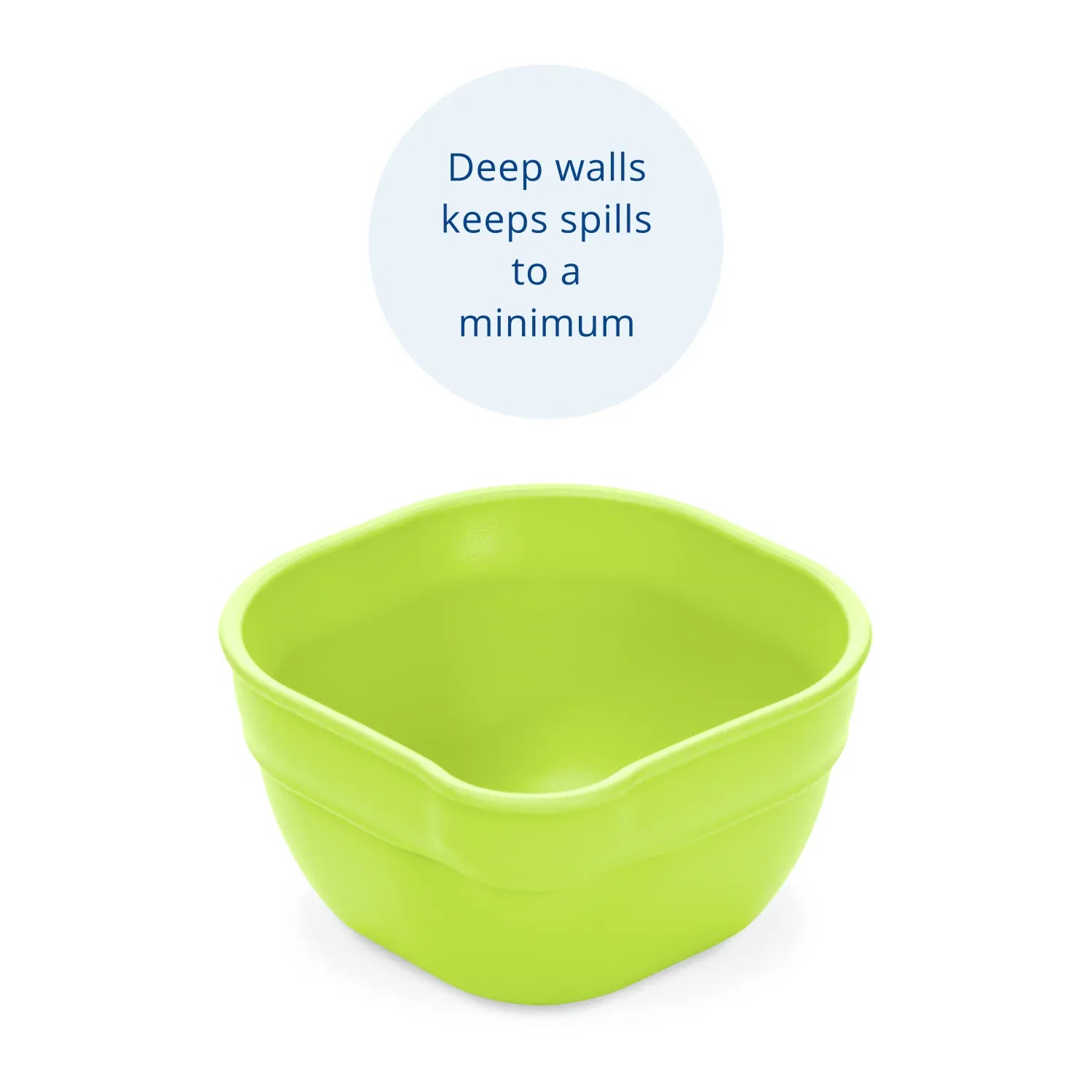 Dip 'n' Pour Bowl USA Made - Lime Green RePlay Lil Tulips
