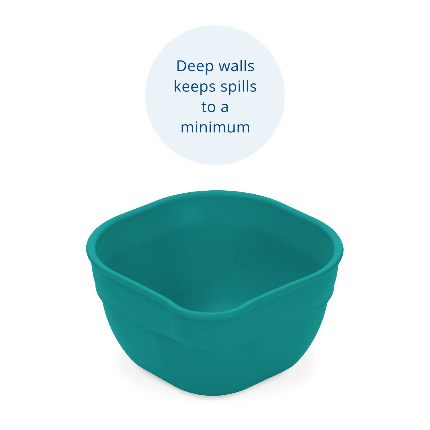 Dip 'n' Pour Bowl USA Made - Teal RePlay Lil Tulips
