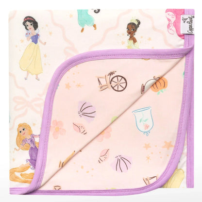 Disney Princess 3-Layer Stretchy Quilt Copper Pearl Lil Tulips
