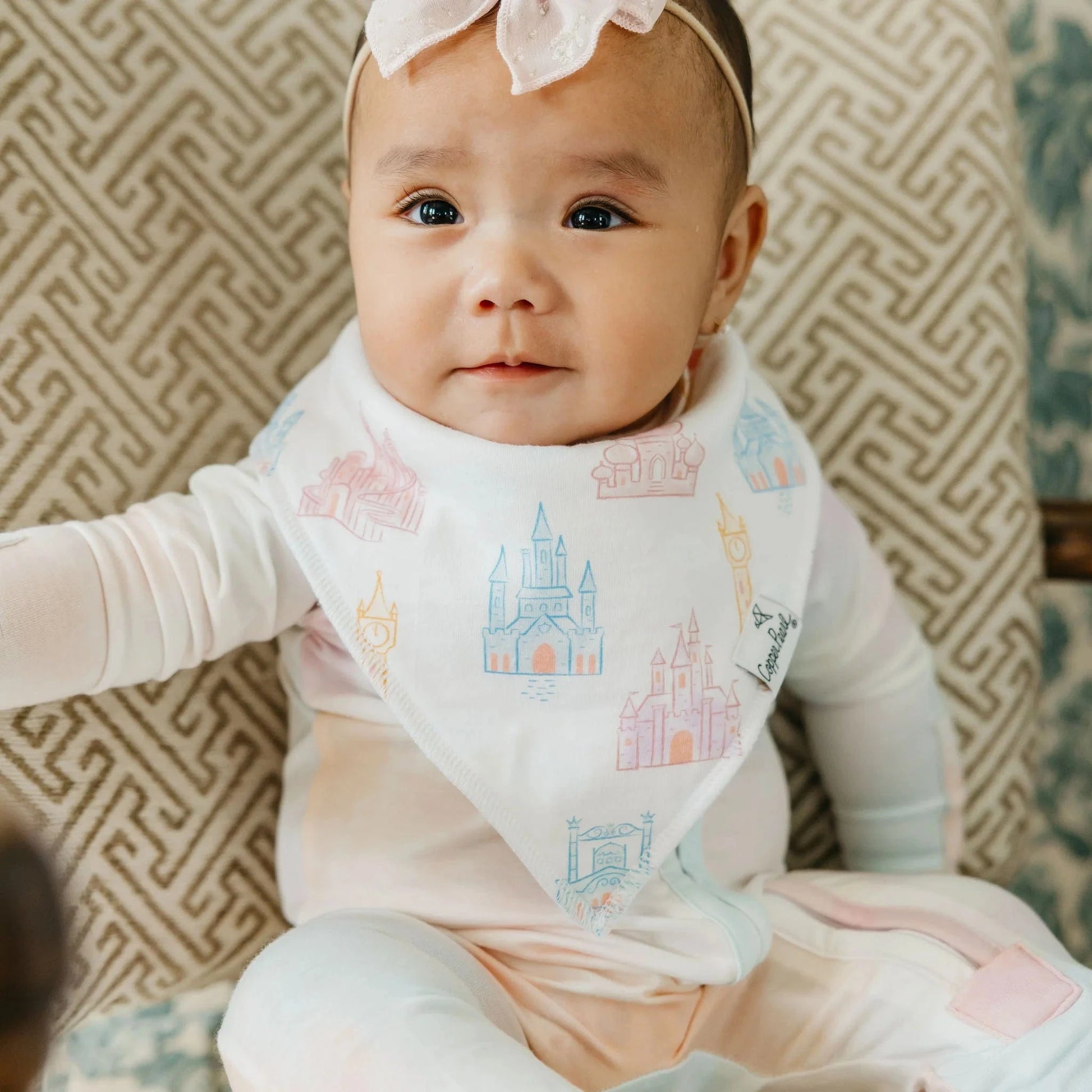 Disney Princess Bandana Bib Set (4- Pack) Copper Pearl Lil Tulips
