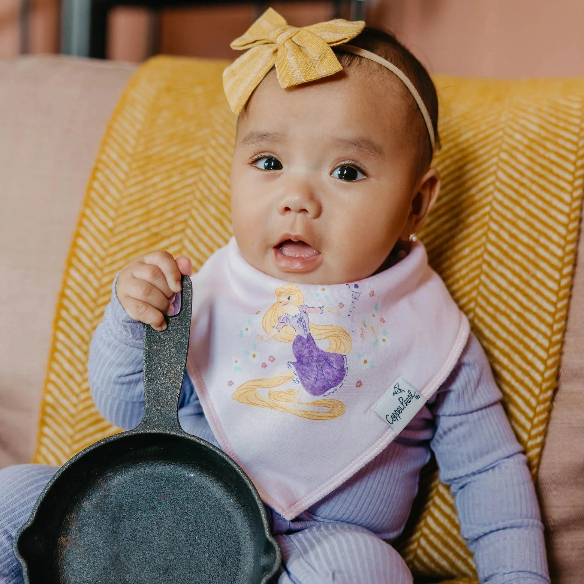 Disney Princess Bandana Bib Set (6-Pack) Copper Pearl Lil Tulips