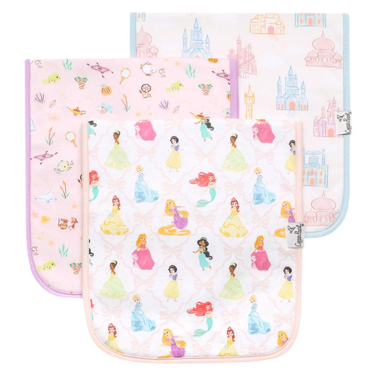 Disney Princess Burp Cloth Set Copper Pearl Lil Tulips