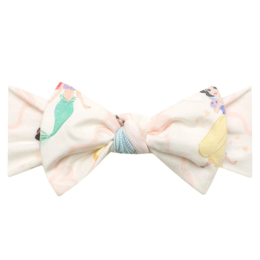 Disney Princess Knit Headband Bow Copper Pearl Lil Tulips