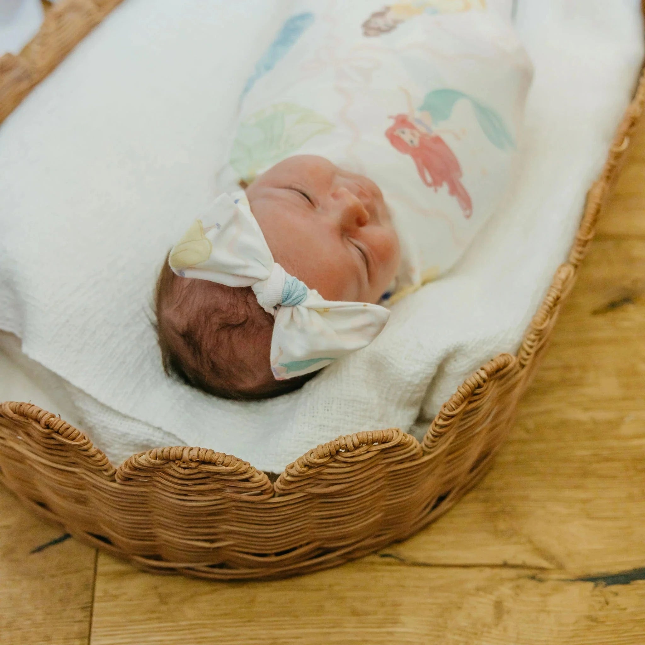 Disney Princess Knit Headband Bow Copper Pearl Lil Tulips