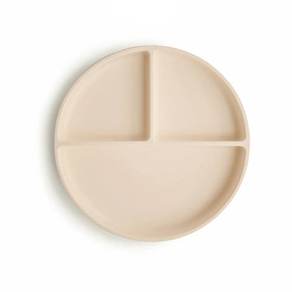 Divided Silicone Suction Plate (Shifting Sand) Mushie Lil Tulips