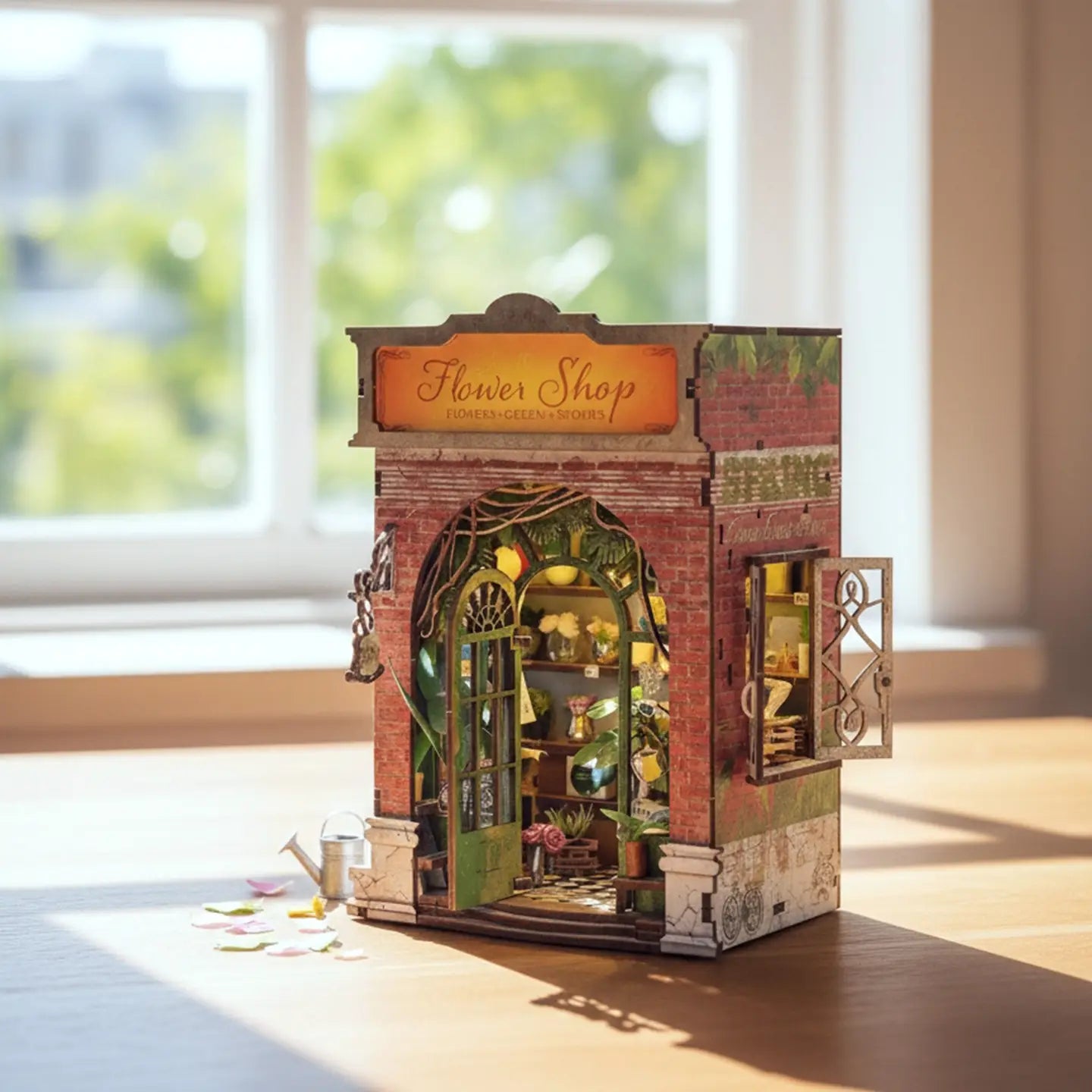 Diy Book Nook Kit: Flower Shop Hands Craft Lil Tulips