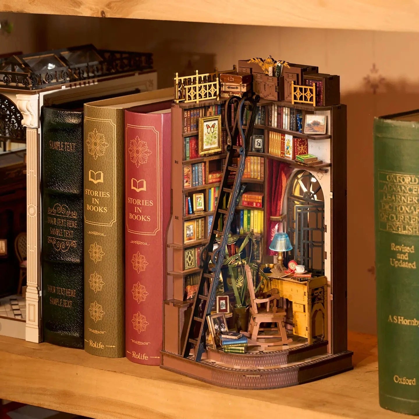 Diy Book Nook Kit: Silent Corner Study Hands Craft Lil Tulips