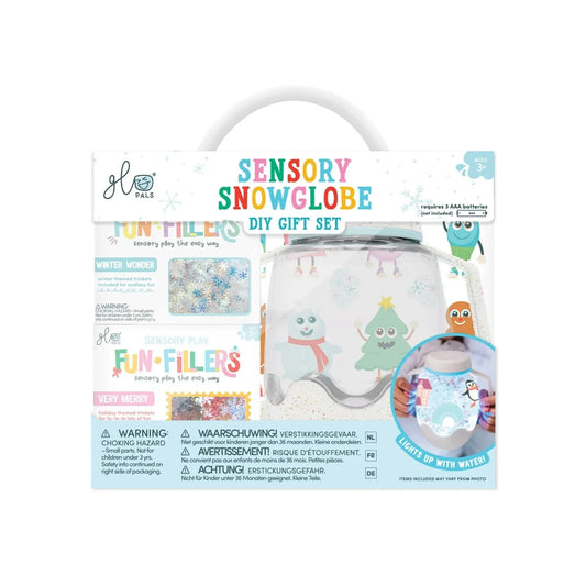 DIY Jar Gift Set - Sensory Snowglobe Glo Pals Lil Tulips